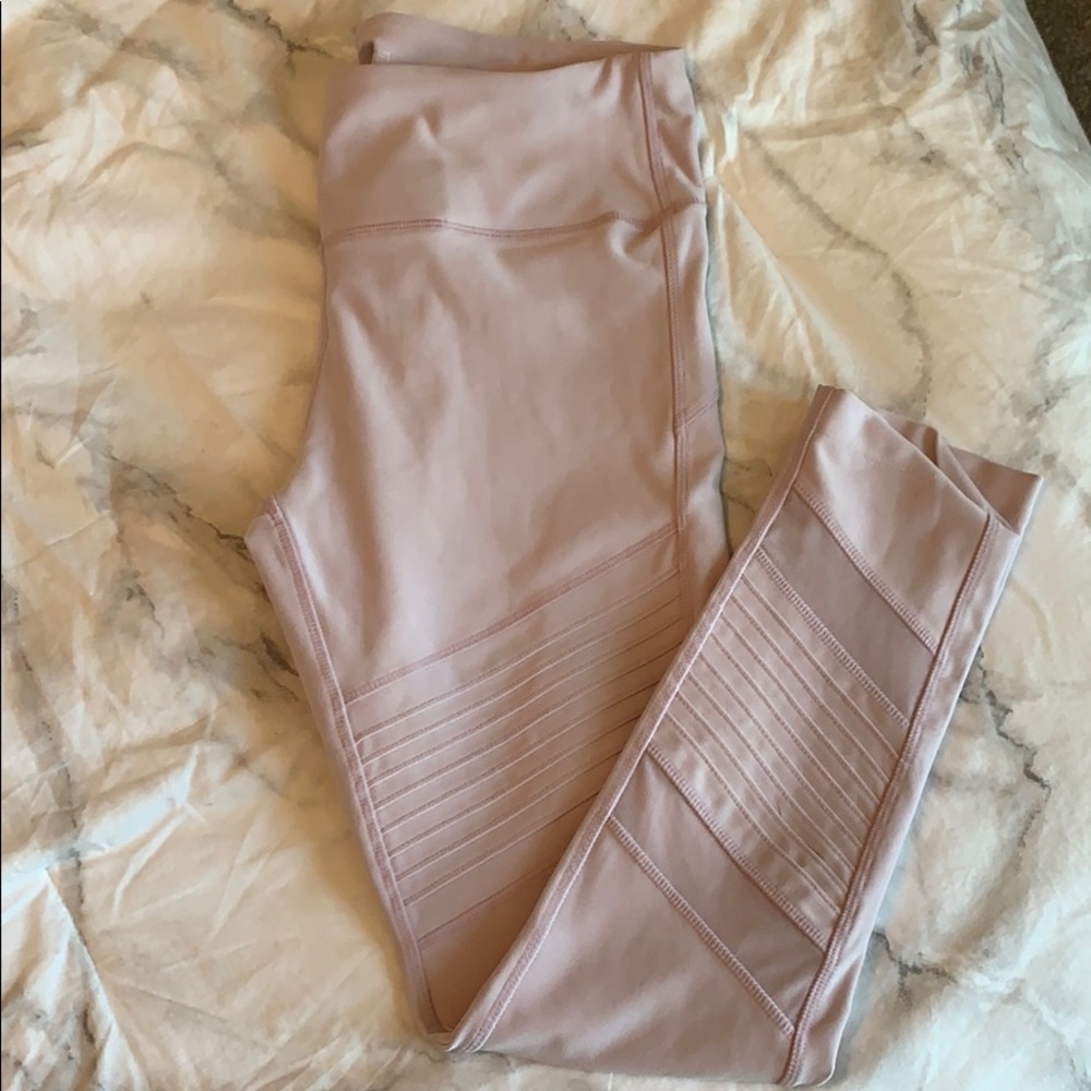 Blush Moto Leggings